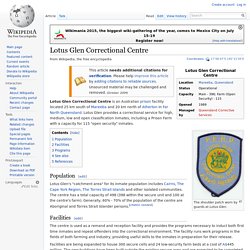 Lotus Glen Correctional Centre