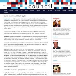 Council Interview with Sally Applin