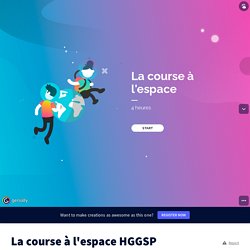 La course à l'espace