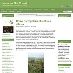 Couverts végétaux et cultures d'hiver