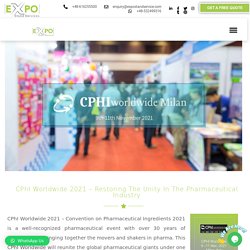CPhI Worldwide 2021 - CPHI Worldwide 2021 - Expo Stand Services