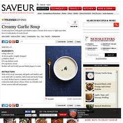 Creamy Garlic Soup