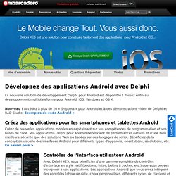 Create Android Apps with Delphi