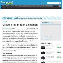 Create stop-motion animation