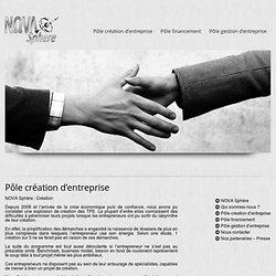 Pôle création d’entreprise