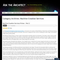 Machine Creation Services