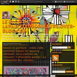 vidéo 2206 : Comment réussir le "pouring méthode" et la création de "cellules" ? (Troisième partie) - La réalisation des cellules...