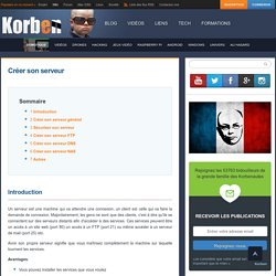 Créer son serveur
