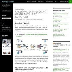 Créer un compte Scoop.it gratuit
