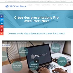 Creez des presentations Pro avec Prezi - Spoc en stock