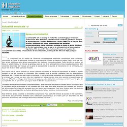 Gènes et criminalité