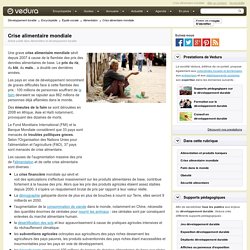 Crise alimentaire mondiale
