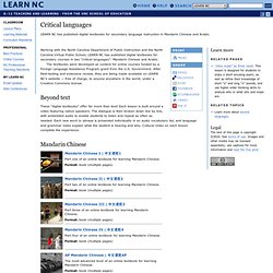 Critical languages