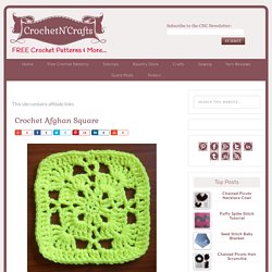 Crochet Afghan Square