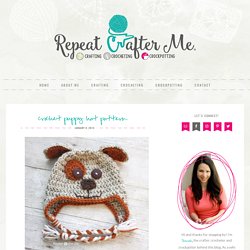 Crochet Puppy Hat Pattern