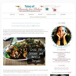Crockpot Chicken and Broccoli Teriyaki - Tales of Beauty for Ashes