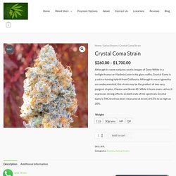Crystal Coma Strain - Buy weed online with bitcoins