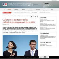 Culture : des pactes avec les collectivités pour garantir les crédits