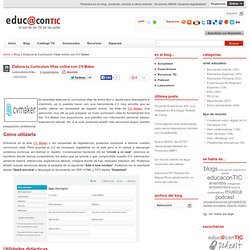 Elabora tu Curriculum Vitae online con CV Maker
