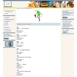 Cyber Italian - Placement Test