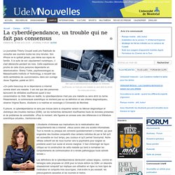 La cyberdépendance, un trouble qui ne fait pas consensus