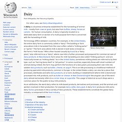 Dairy farming