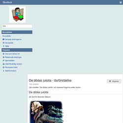 De dödas julotta - läsförståelse