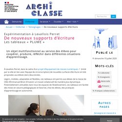 De nouveaux supports d'écriture