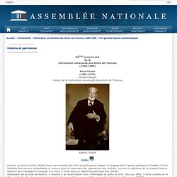 Déclaration universelle des droits de l’homme : René Cassin