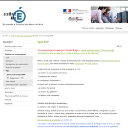 Découverte d'OpenERP