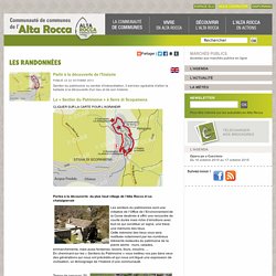 Partir à la découverte de l'histoire - Communauté des Communes de l'Alta Rocca - Corse