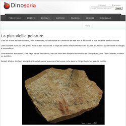 Découverte de la plus vieille peinture rupestre