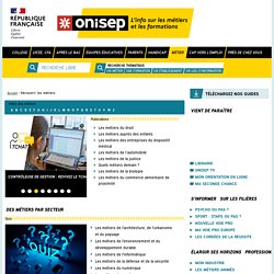 Découvrir les métiers