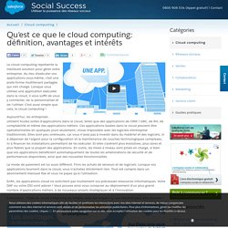 Qu'est-ce que le cloud computing: la définition complète.