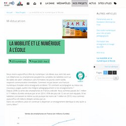 La mobilité et le numérique à l'école - Délégation académique au numérique éducatif