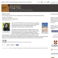 Sarah S. Bush, "The Taming of Democracy Assistance: Why Democracy Promotion Does Not Confront Dictators" (Cambridge UP, 2015)