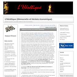 Réforme du lycée, mon conseil à Descoings : L'Hérétique - Démocr