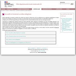 Accueillir et enseigner en maternelles