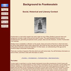 HGS English Department 'Frankenstein' Pages