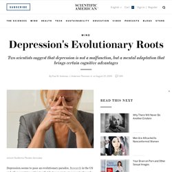 Depression's Evolutionary Roots
