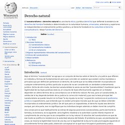 Derecho natural