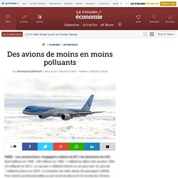 Des avions de moins en moins polluants