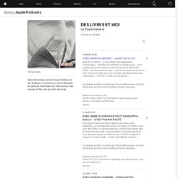 ‎DES LIVRES ET MOI sur Apple Podcasts