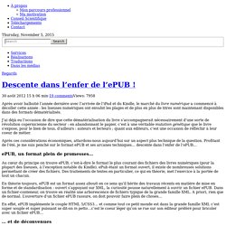 Descente dans l’enfer de l’ePUB !