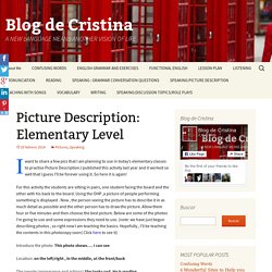 Picture Description: Elementary Level