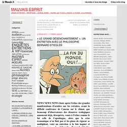 « LE GRAND DÉSENCHANTEMENT ». UN ENTRETIEN AVEC LE PHILOSOPHE BERNARD STIEGLER