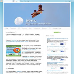 Desnudando el Mooc. Los antecedentes. Parte 2