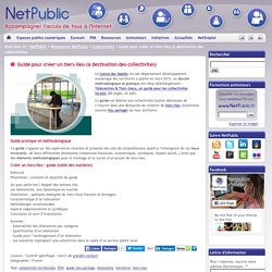 Guide pour créer un tiers-lieu (à destination des collectivités)
