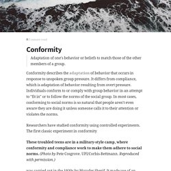 Conformity - Determinants Of Personality, Experiment, and Subjects - JRank Articles