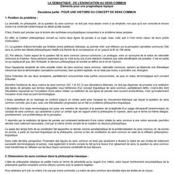 Le sens commun 2